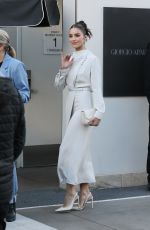 OLIVIA CULPO Arrives at Giorgio Armani Pre-oscars Party in Beverly Hills 03/26/2022