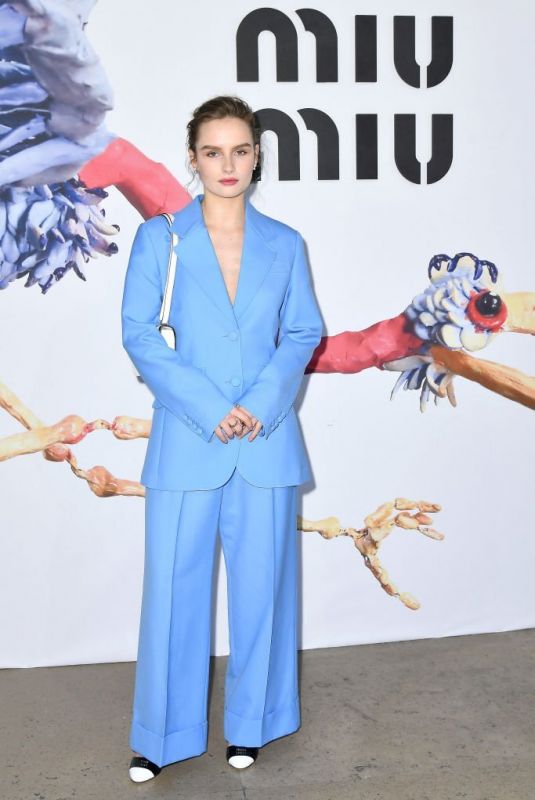 OLIVIA DEJONGE at Miu Miu Show at Paris Fashion Week 03/08/2022