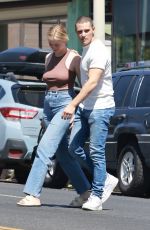 OLIVIA MACKLIN Leaves All Time Restaurant in Los Feliz 03/22/2022
