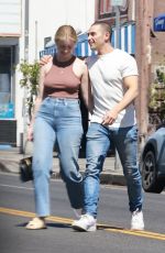 OLIVIA MACKLIN Leaves All Time Restaurant in Los Feliz 03/22/2022