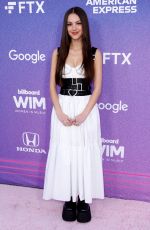 OLIVIA RODRIGO at Billboard Women in Music 2022 in Inglewood 03/02/2022