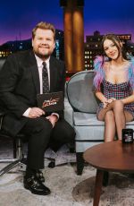 OLIVIA RODRIGO at Late Late Show with James Corden in Los Angeles 03/22/2022