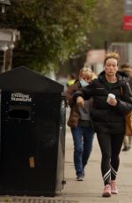 OLIVIA WILDE Out for Coffee Before Getting a Mani-pedi at a Nail Salon in London 03/10/2022