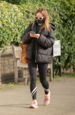 OLIVIA WILDE Out for Coffee Before Getting a Mani-pedi at a Nail Salon in London 03/10/2022