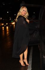 PAMELA ANDERSON Leaves Polo Bar in New York 03/23/2022