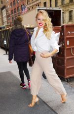 PAMELA ANDERSON Out and About in New York 03/23/2022