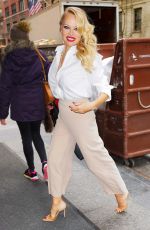 PAMELA ANDERSON Out and About in New York 03/23/2022