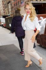 PAMELA ANDERSON Out and About in New York 03/23/2022