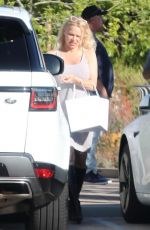 PAMELA ANDERSON Out for Coffee in Malibu 03/01/2022