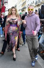 PARIS JACKSON Out at Paris Fashion Week 03/05/2022