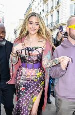PARIS JACKSON Out at Paris Fashion Week 03/05/2022