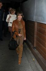 PAULA ABDUL Out for Dinner at Craig