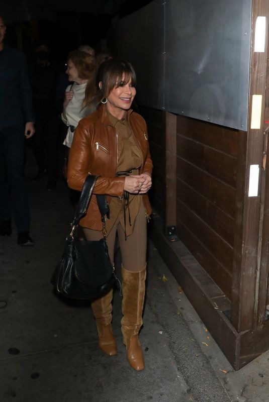 PAULA ABDUL Out for Dinner at Craig