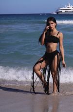 PAULA SUAREZ in Bikini at a Beach in Miami 03/01/2022