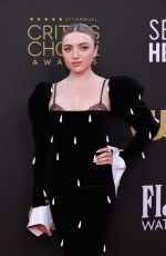 PEYTON LIST at 27th Annual Critics Choice Awards in Los Angeles 03/13/2022