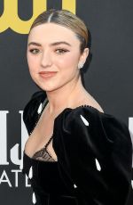 PEYTON LIST at 27th Annual Critics Choice Awards in Los Angeles 03/13/2022