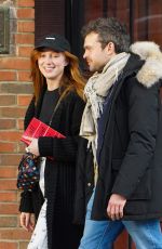 PHOEBE DYNEVOR and Alden Ehrenreich Out in New York 03/02/2022