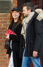 PHOEBE DYNEVOR and Alden Ehrenreich Out in New York 03/02/2022