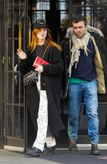 PHOEBE DYNEVOR and Alden Ehrenreich Out in New York 03/02/2022