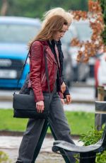 PHOEBE DYNEVOR on the Set of Bank of Dave at Burnley Centre Library 03/02/2022