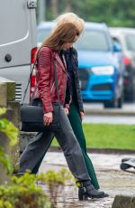 PHOEBE DYNEVOR on the Set of Bank of Dave at Burnley Centre Library 03/02/2022