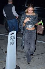 PIA MIA PEREZ Night Out in Los Angeles 03/08/2022