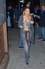 PIA MIA PEREZ Night Out in Los Angeles 03/08/2022