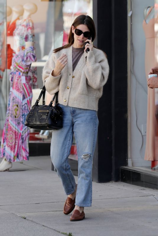Pregnant ASHLEY GREENE Out in West Hollywood 03/26/2022