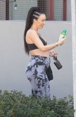 Pregnant BRE TIESI and Mario Guevara Leaves Phlexx Gym in Los Angeles 03/06/2022