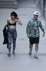Pregnant BRE TIESI and Mario Guevara Leaves Phlexx Gym in Los Angeles 03/06/2022