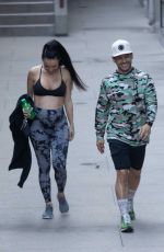 Pregnant BRE TIESI and Mario Guevara Leaves Phlexx Gym in Los Angeles 03/06/2022