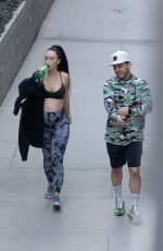 Pregnant BRE TIESI and Mario Guevara Leaves Phlexx Gym in Los Angeles 03/06/2022