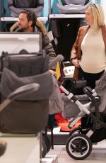 Pregnant FRANKIE ESSEX Out Shopping in Chelmsford 02/28/2022