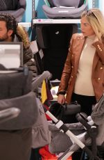 Pregnant FRANKIE ESSEX Out Shopping in Chelmsford 02/28/2022