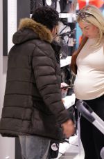 Pregnant FRANKIE ESSEX Out Shopping in Chelmsford 02/28/2022
