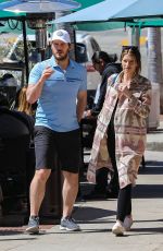 Pregnant KATHERINE SCHWARZENEGGER and Chris Pratt Out in Pacific Palisades 03/11/2022