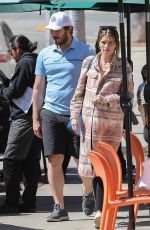 Pregnant KATHERINE SCHWARZENEGGER and Chris Pratt Out in Pacific Palisades 03/11/2022