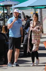 Pregnant KATHERINE SCHWARZENEGGER and Chris Pratt Out in Pacific Palisades 03/11/2022