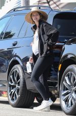 Pregnant KATHERINE SCHWARZENEGGER Out in Pacific Palisades 03/30/2022