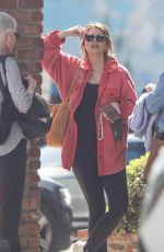Pregnant KATHERINE SCHWARZENEGGER Out to Breakfast in Los Angeles 03/18/2022