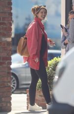 Pregnant KATHERINE SCHWARZENEGGER Out to Breakfast in Los Angeles 03/18/2022