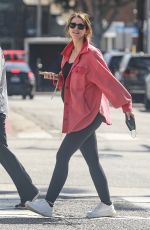 Pregnant KATHERINE SCHWARZENEGGER Out to Breakfast in Los Angeles 03/18/2022