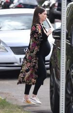 Pregnant LAUREN PARSEKIAN Out for Lunch in Los Feliz 03/04/2022