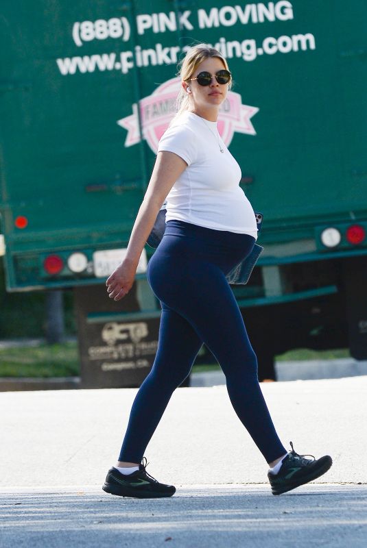 Pregnant MIA GOTH Out and About in Los Angeles 03/18/2022