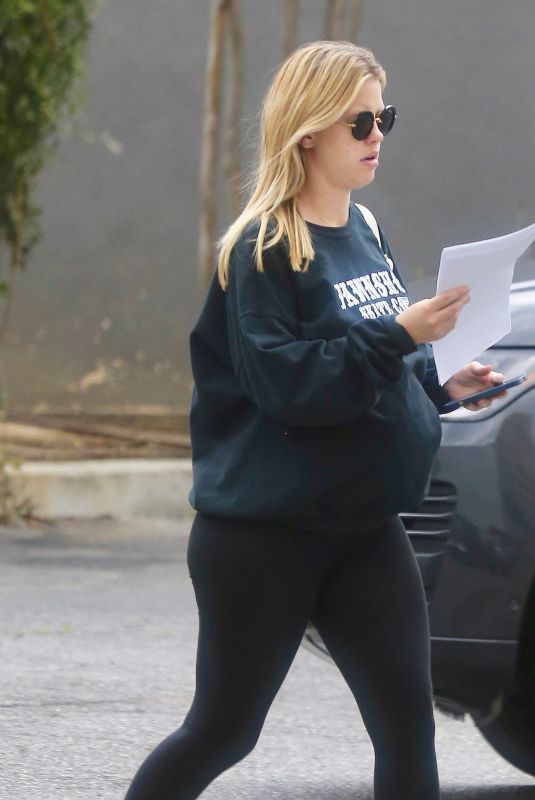 Pregnant MIA GOTH Out in Los Angeles 03/05/2022