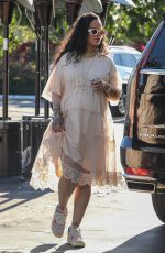 Pregnant RIHANNA and A$AP Rocky at Mauros