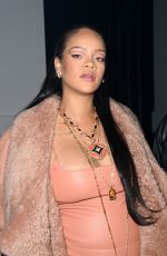 Pregnant RIHANNA and ASAP Rocky at Off-White Fashion Show in Paris 02/28/2022