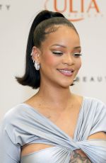 Pregnant RIHANNA Celebrates Launch of Fenty Beauty at Ulta Beauty 03/12/2022