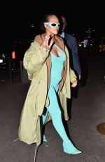 Pregnant RIHANNA Out for Dinner at Caviar Kaspia in Paris 03/04/2022