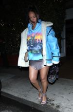 Pregnant RIHANNA Out for Dinner at Giorgio Baldi in Santa Monica 03/15/2022